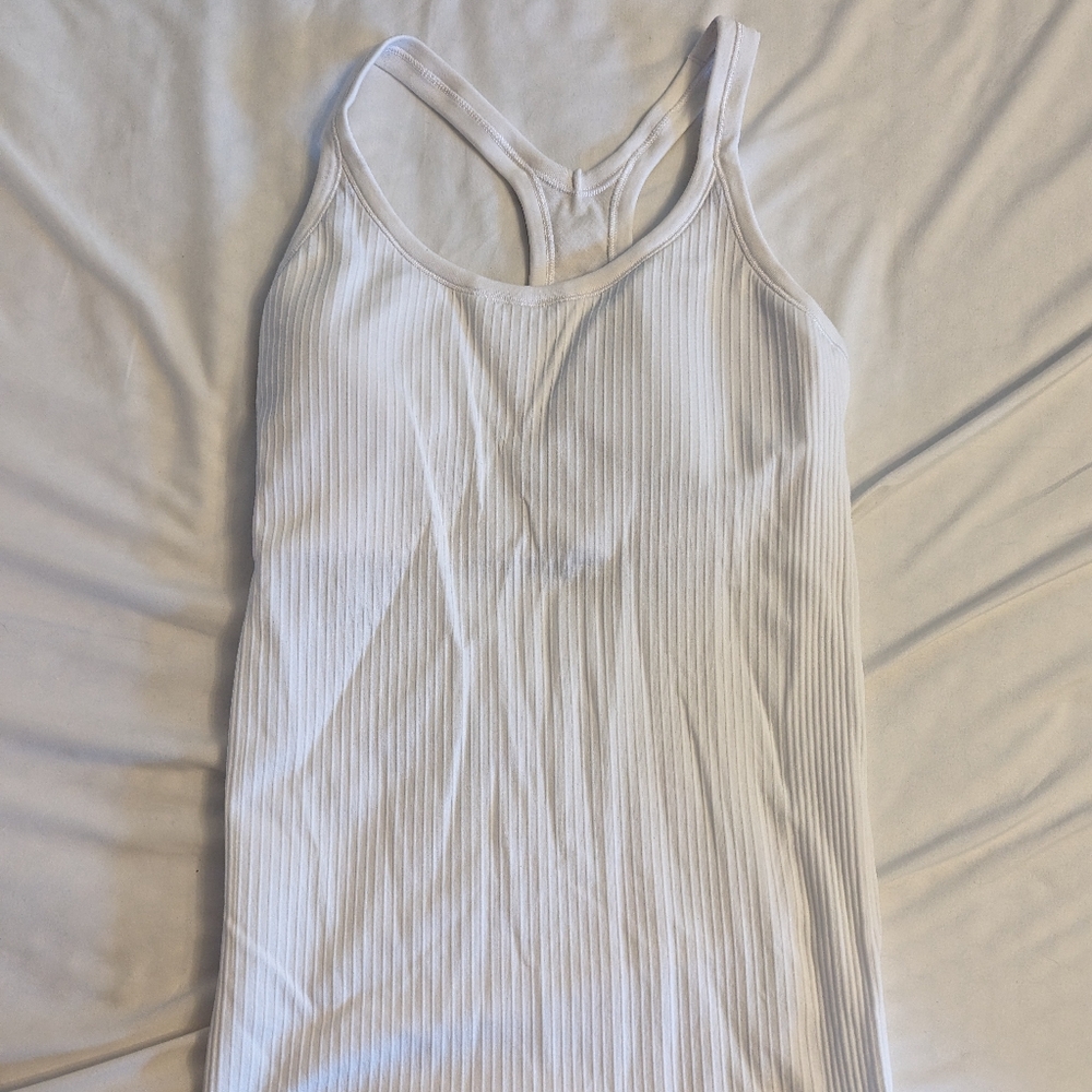 Lululemon White Tank Top